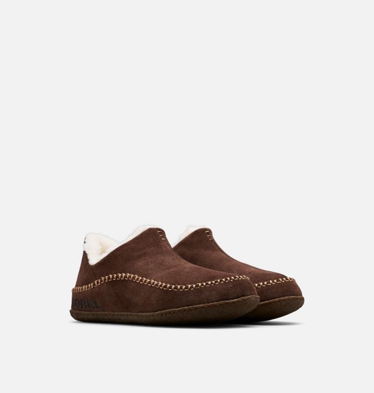 Mens Slippers Brown - Sorel Manawan™ II - 621-CMULJZ